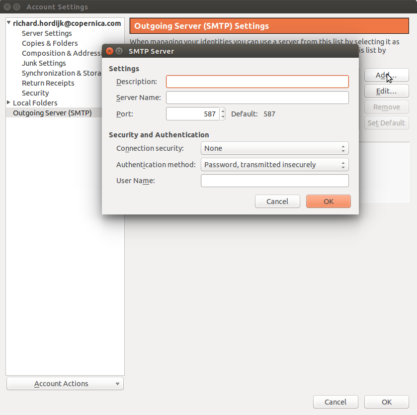 mailbird smtp server settings
